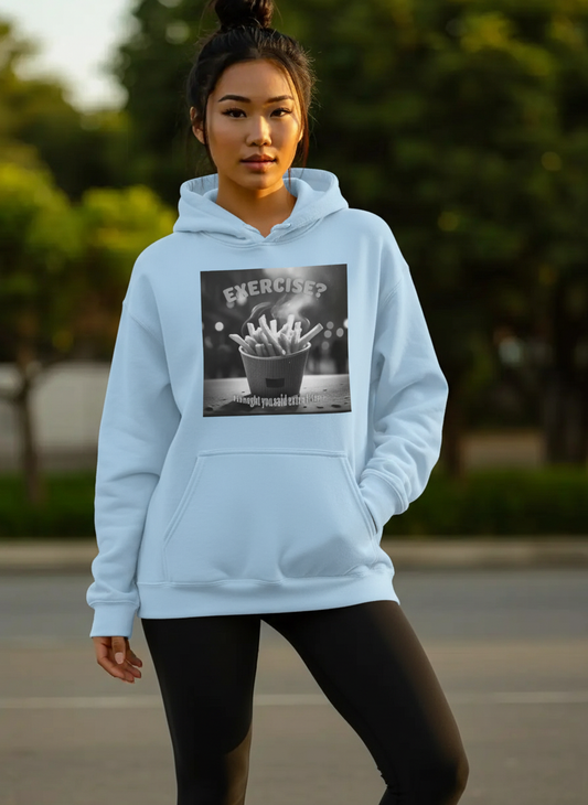 Exercise - Womens Hoodie
