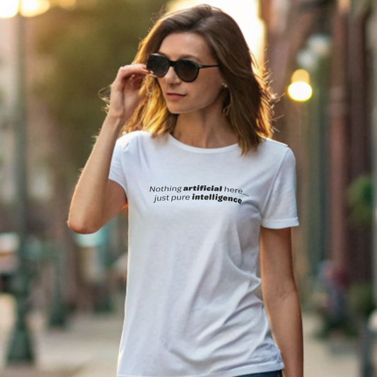 Artificial Intelligence - Black Text - Womens T-Shirt