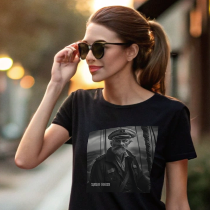 Captain Obvious - Womens T-Shirt