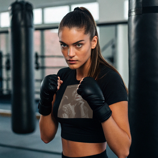 Toughen up Princess - Womens Crop Tee